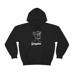 Grappler hoodie, jiujitsu hoodie, bjj, jiu-jitsu, bjj hoodie, gifts for him, gifts for her, gifts for dad