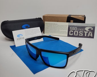 Costa Del Mar Rinconcito Sunglasses - Polarized 580P Lenses - Black / Blue