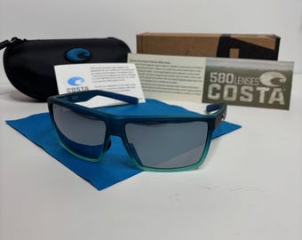 Gafas de sol Costa Del Mar Rinconcito - Lentes polarizadas 580P - Azul claro