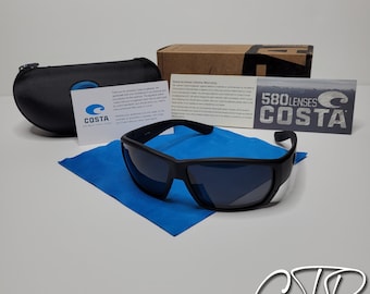 Costa Del Mar Tuna Alley Sunglasses - Polarized 580P Lenses - Blackout