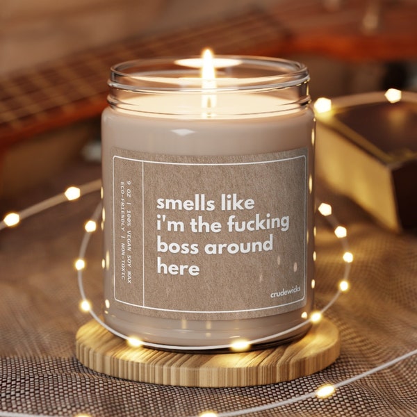 Boss Gift Funny Candle Funny Coworker Gift Entrepreneur Gift New Business Owner Gift Funny Girl Boss Gift for Her Gifts for Boss Christmas