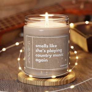 Cowgirl Birthday Gift Funny Candle Gay Cowgirl Decorations Country Music Lovers Personalized Country Decor Gift Classic Country Music Old