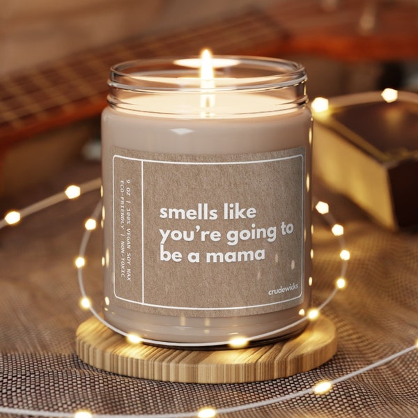New Mom Gift Funny Candle Gift for Her Pregnant Gift Mother's Day Gift Wife Gifts Pregnancy Announcement Parents Mama Baby Shower Gift