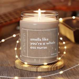 New Nurse Gift Funny Candle, Sbar Nurse Graduation Gift, Mds Nurse Gifts, Mdu Nurse Gift, Id Nurse, Iv Nurse, Male Nurse Vet Gi Ccu Hospice