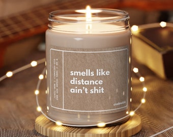 Long Distance Gift Funny Candle Long Distance Couple Gift Birthday Gift for Her Boyfriend Valentines Day Friendship I Miss You Custom Gift