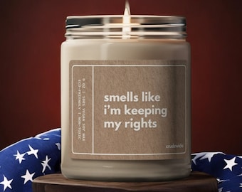 Election 2024 Funny Candle, Political Activism Candle, Human Rights, Reproductive Rights, Feminist Gifts, LGBTQ Gifts, Democrat Queer Candle