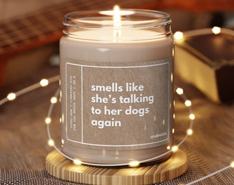 Personalized Dog Owner Gift Funny Candle Pet Owner Dog Mom Dad Dog Gifts Birthday Gift Dog Lover Funny Gifts Custom Text Candle Customized