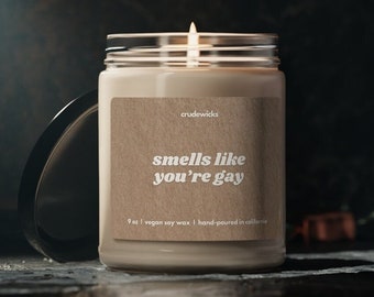 LGTBQ Candle, LGBT Gifts, Gay Christmas Gift, Lesbian Gift, Funny Candle, Gay Candle, LGBT Funny, Lgbtq Decor, Gay Pride Month Anniversary