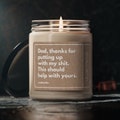 Personalized Fathers Day Gift Gag Gifts for Dad Funny Candle for Dad Happy Father's Day Gift from Daughter Son Bonus Dad Gifts for Husband