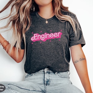 Engineer Shirt, Engineer T-Shirt Girl B doll, Structural Engineer Tee, Engineer T Shirt, Cute Pink Engineer TShirt For Women, Engineer Mug