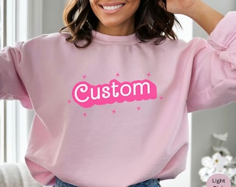 Custom Doll Baby Girl Pink Shirt Gift For Grandma, Personalized Doll Birthday Party Theme, Custom Party Girls Shirt For Besties, Bride Babe