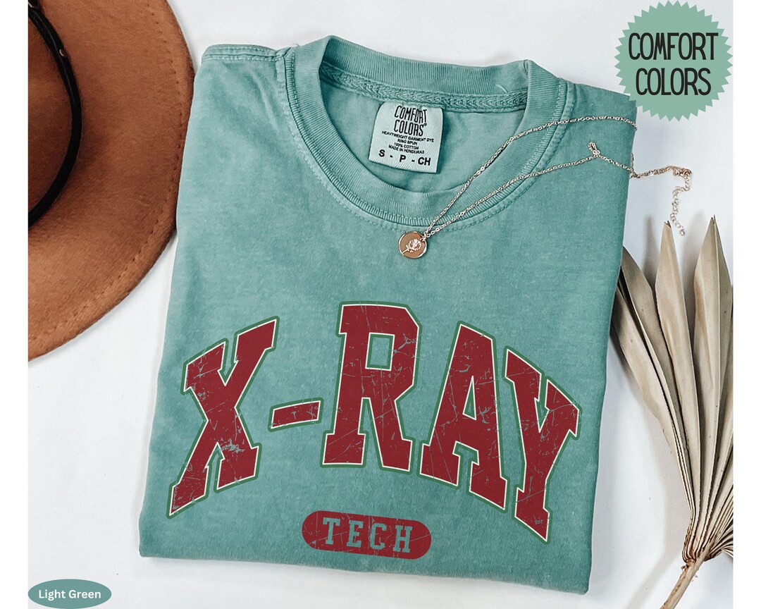 Christmas Xray Tech Shirt Comfort Colors Retro Xray Technologist T