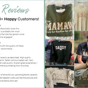 a collage of photos of a woman's t - shirt