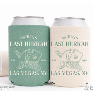 Custom Vegas wedding weekend favor.