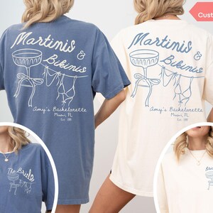 Get the whole bridal squad matching with this fun and flirty destination bachelorette tee, perfect for resort lounging and poolside fun.