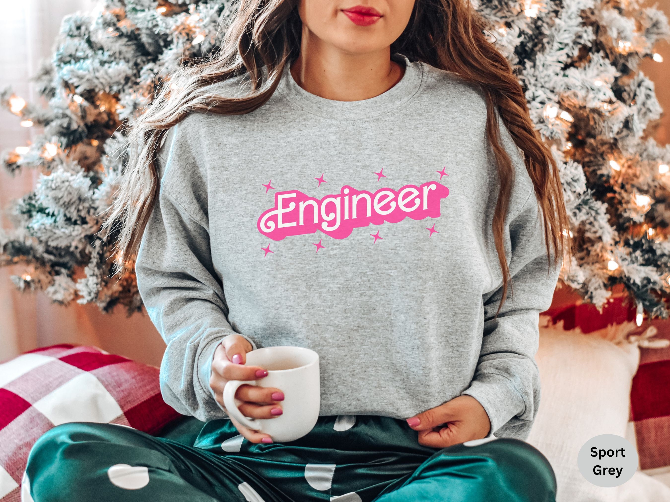 Pink Engineer Engineer Sweatshirt Girl B Doll, Structural Engineer Crewneck, Engineer ...