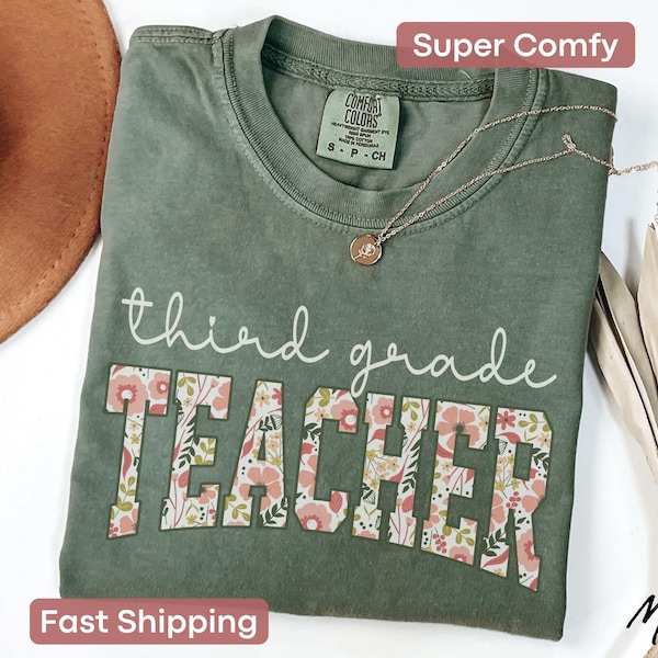 Third Grade Teacher Shirt, 3rd Grade Teacher T Shirt, Third Grade Tshirt For Teacher Team Tees, 3rd Grade T-Shirt, Teacher Grade Level Shirt