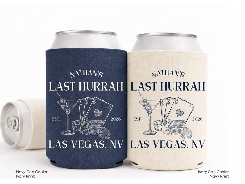 Last Hurrah Las Vegas bachelor can cooler.