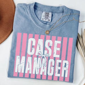 T-Shirt für Fallmanager, Geschenk für Sozialarbeiter, Pflegekoordinator-T-Shirt, Shirt für soziale Dienstleistungen, Dankeschön-Geschenk für Fallmanager