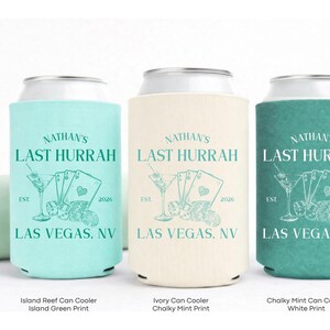 Groomsmen casino party drink sleeve.