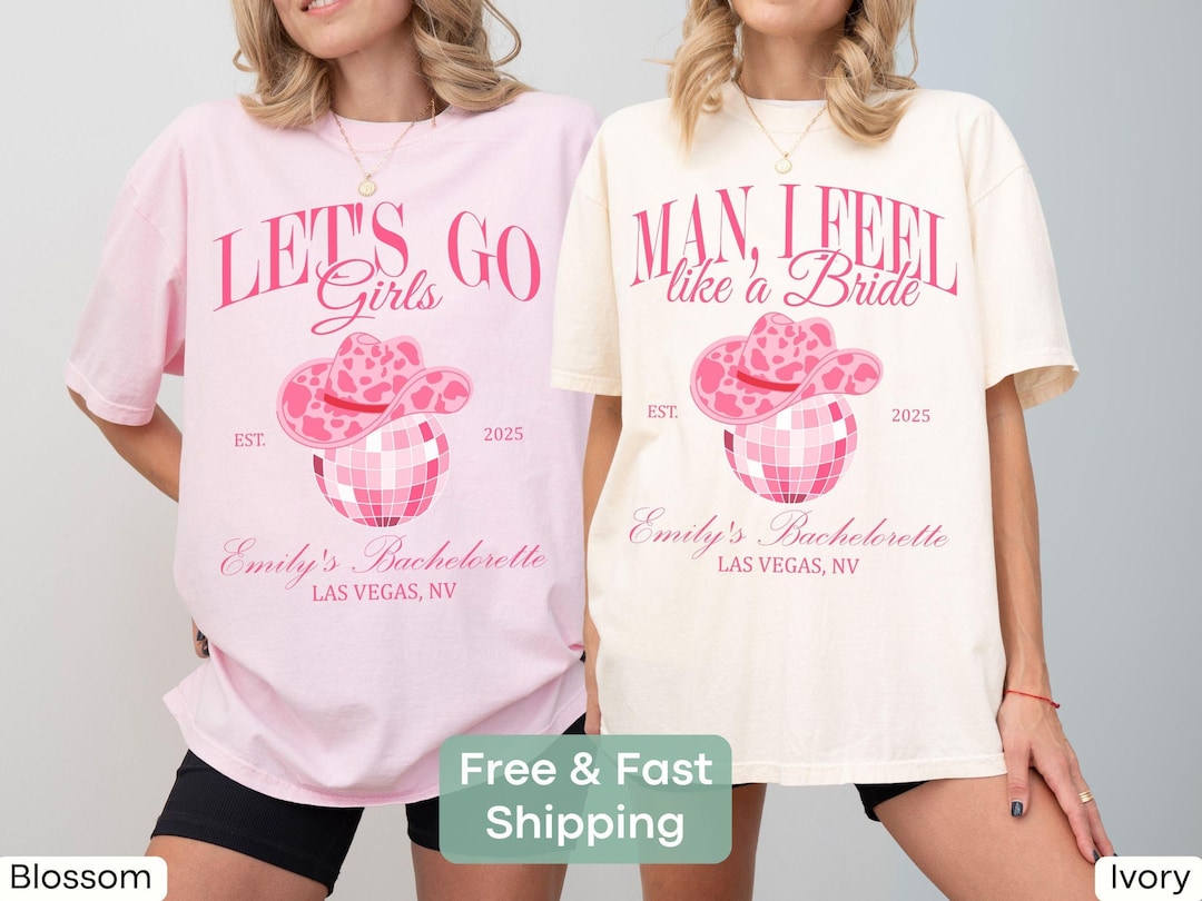 Maglietta personalizzata per festa di addio al nubilato da cowgirl in