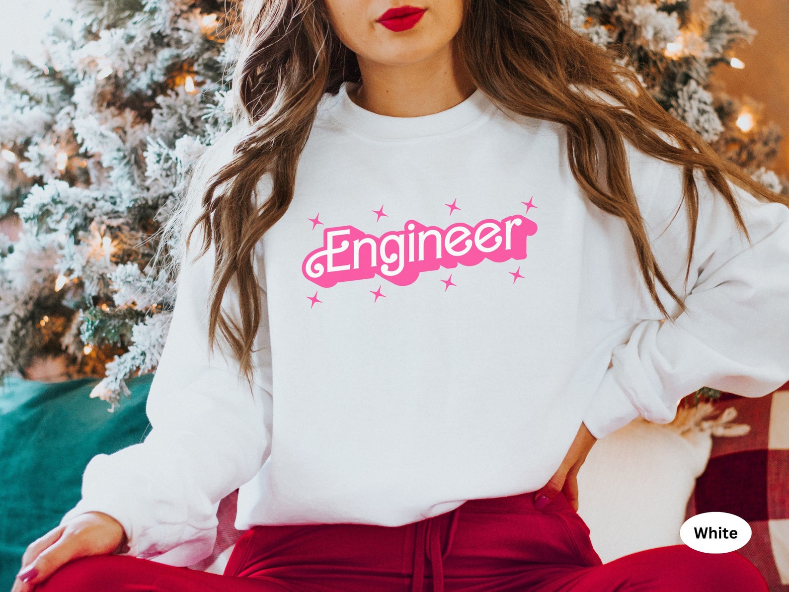 Pink Engineer Engineer Sweatshirt Girl B Doll, Structural Engineer Crewneck, Engineer ...