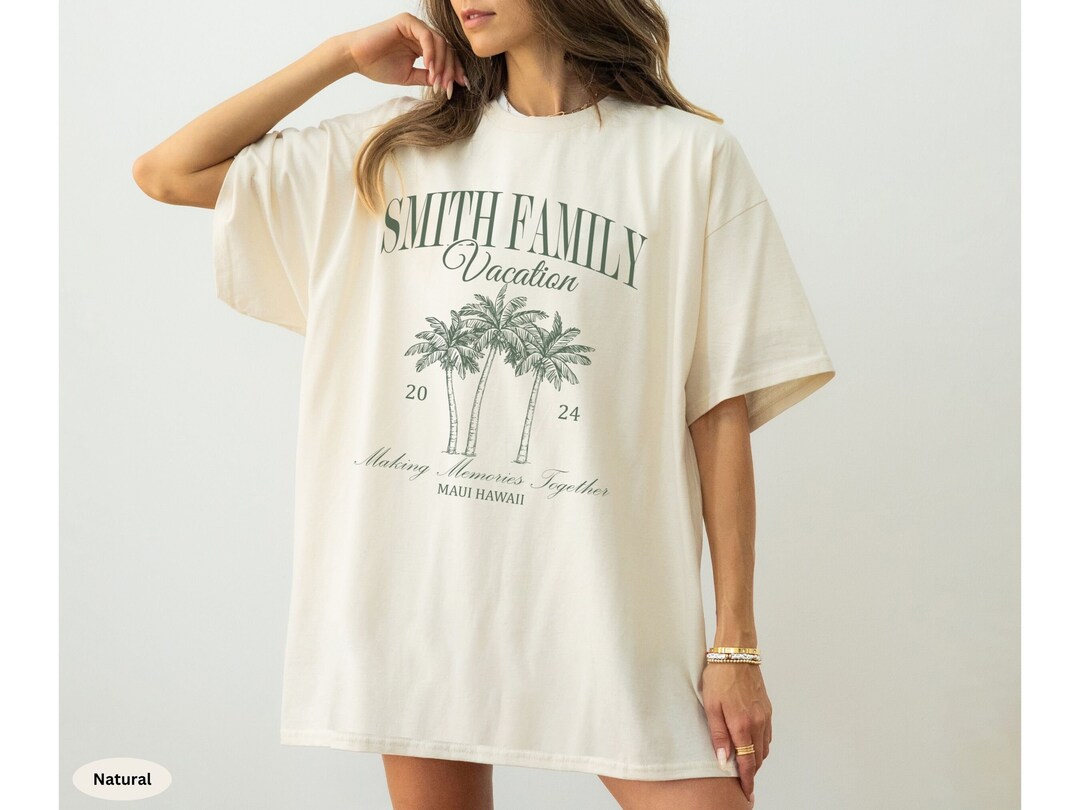 Personalisiertes Familien-T-Shirt Set – Geburtstags- & Urlaubs-Outfits Für 3-6 Personen
