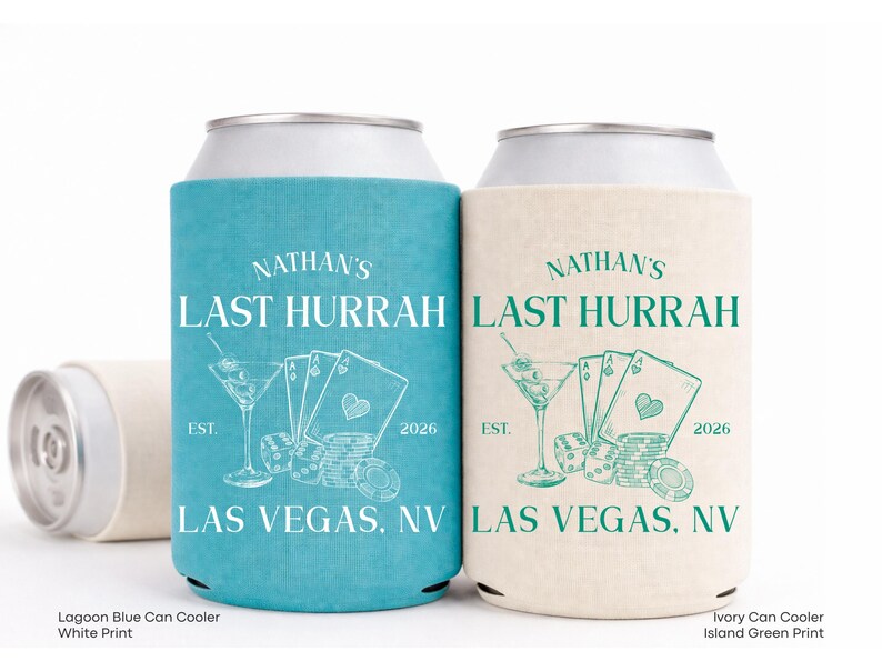 Vegas bachelor weekend can holder.