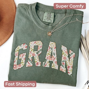 Floral Gran Shirt  Gran Mothers Day Gift For Grandma Shirt  Gran T-shirt  Birthday Gifts For Gran  Christmas Gran Tshirt  Great Gran Gift