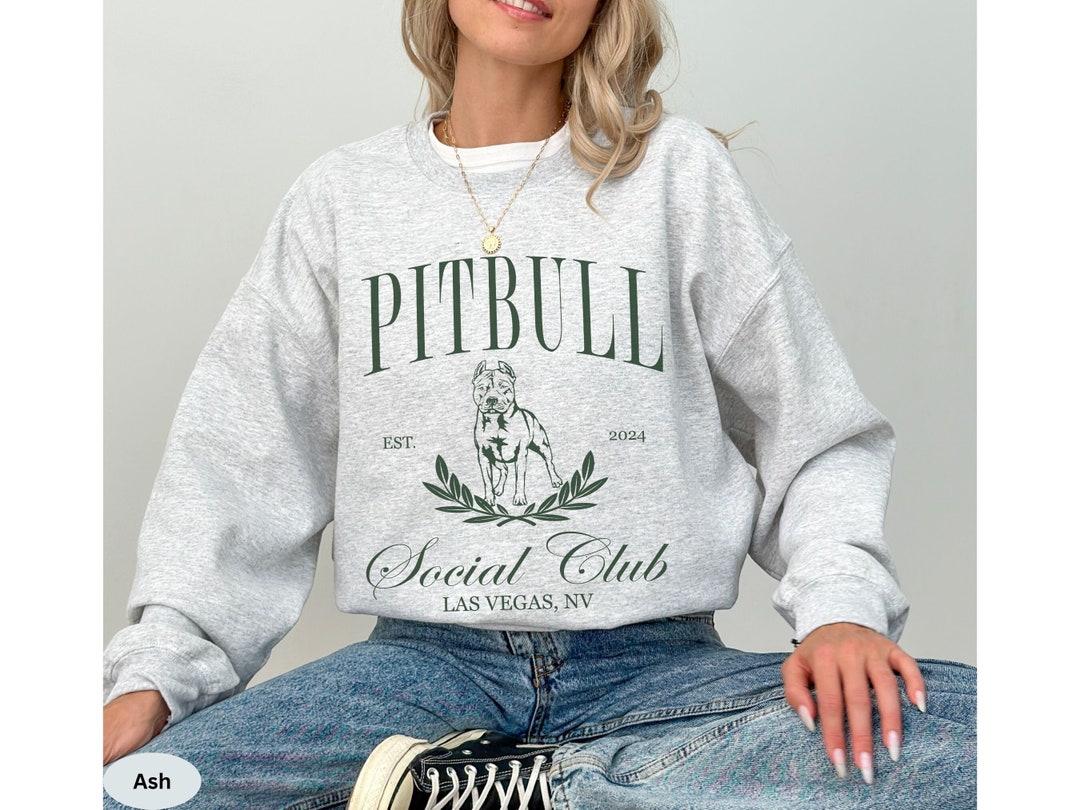 Urban Backwoods Pitbull Graphic Sweatshirt - Pullover Sweater With Photorealistic Print