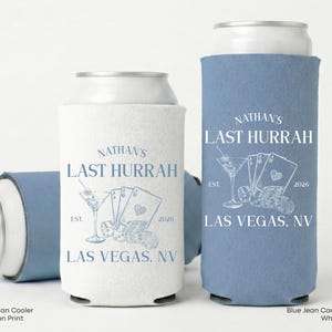 Groom Las Vegas weekend beer holder.