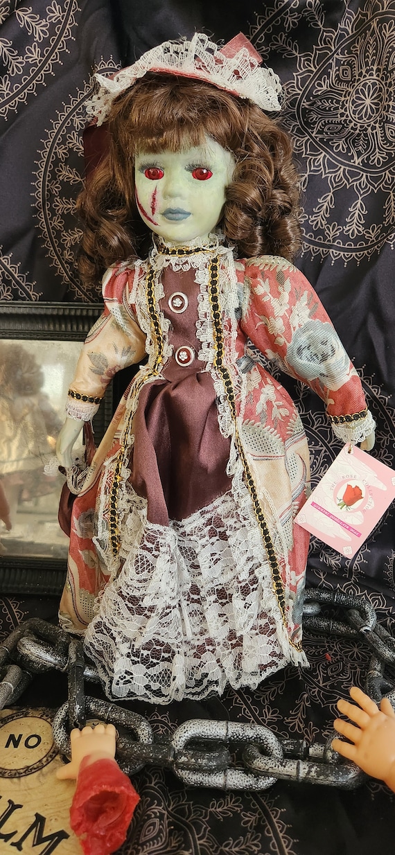 トールペイント作品ANTIQUE-Doll Hand Painted Vintage Cursed Doll - Etsy