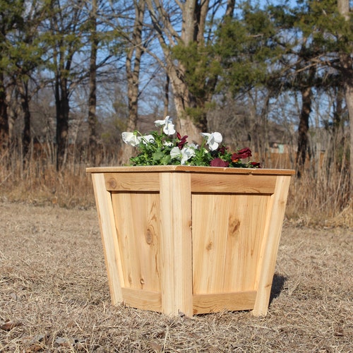 Cedar Planter Box Etsy