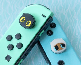 Cute Cat Switch Thumb Grip Joycon Joystick Silicone Caps For Nintendo Switch/Switch OLED/Switch Lite - Gift Gaming Accessories
