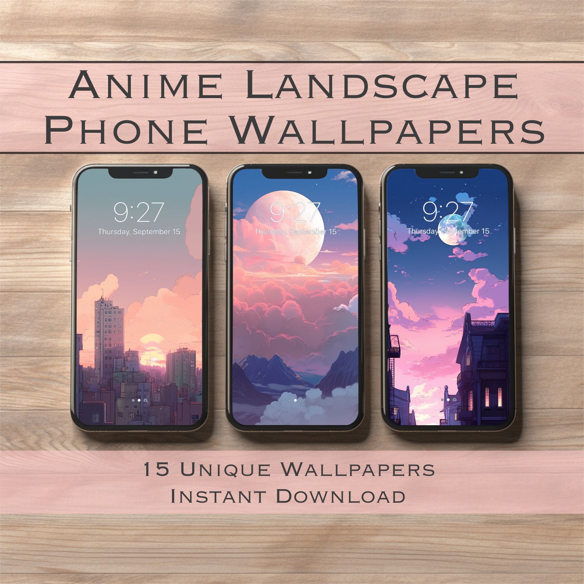 Soft Anime Inspired Minimal Kawaii Cute Lofi Mobile Phone 