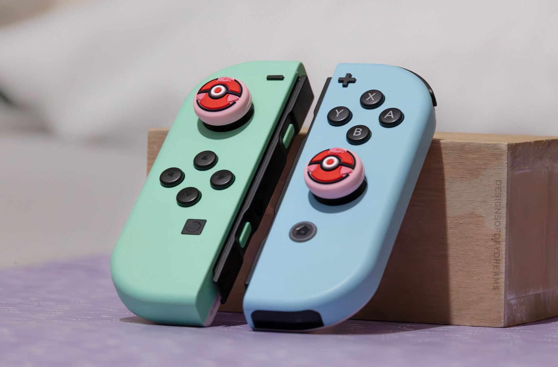 Cute Pokemon Pokeball Inspired Switch Thumb Grip Joycon Joystick Caps ...
