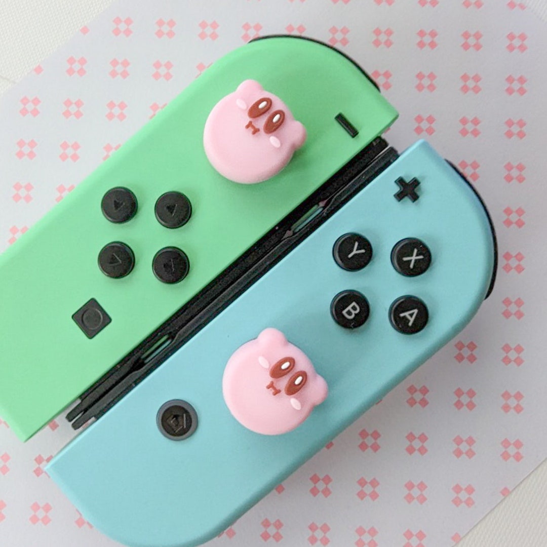 Cute Kirby Inspired Character Switch Thumb Grip Joycon Joystick Silicone  Caps for Nintendo Switch/oled/switch Lite Gift Gaming Accessories