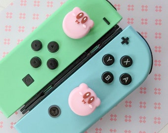 Cute Kirby Inspired Character Switch Thumb Grip Joycon Joystick Silicone Caps For Nintendo Switch/OLED/Switch Lite - Gift Gaming Accessories
