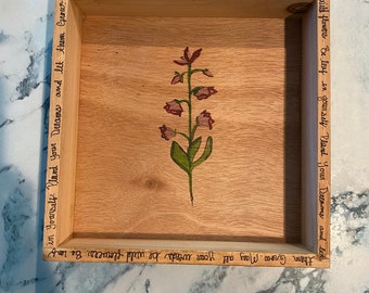 Simplistic wooden box decor