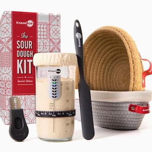 KneadAce Sourdough Kit with 24oz Jar