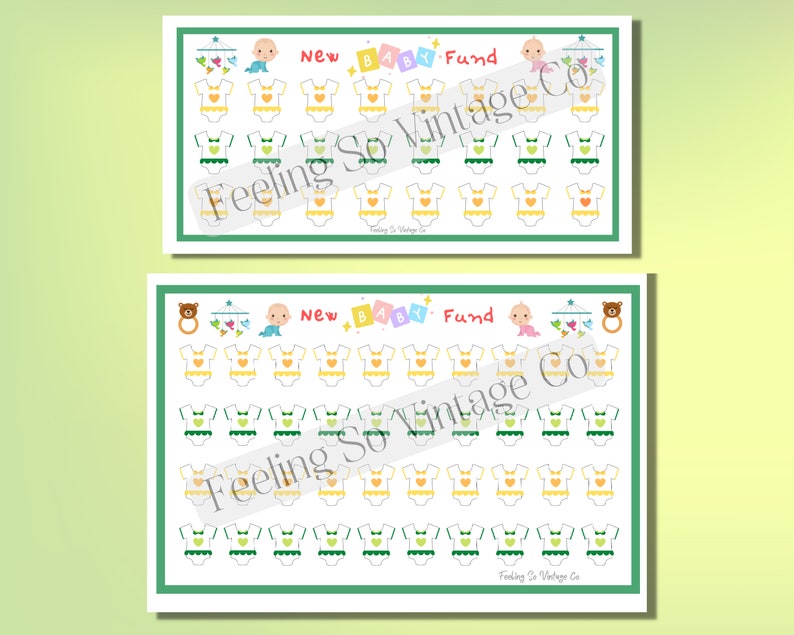 New Baby Savings Challenge Baby Cash Envelope New Niece Savings New