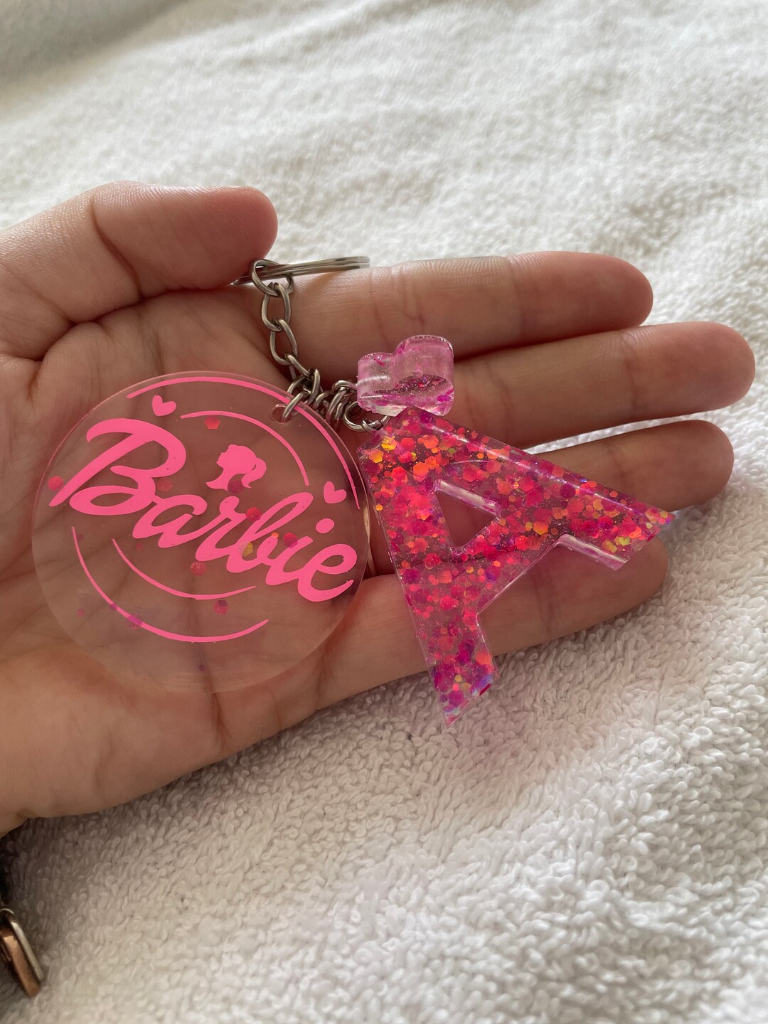 Barbie Keychain / Keyring / Initial Keychain Etsy UK