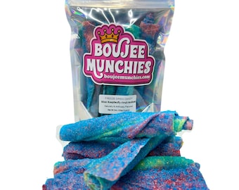 Freeze Dried Blue Raspberry Fruit Rollers