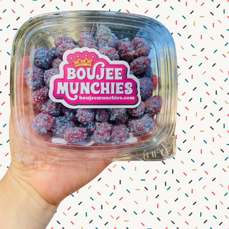 Blue Raspberry Munchies Boujee Munchies Cotton Candy Gusherz - Etsy