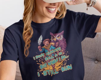 DnD Rogue Shirt, Bard and Owlbear Party Tee, Funny Dungeons and Dragons Class Shirt, Adventuring Party Gift, Comfort Colors Tee