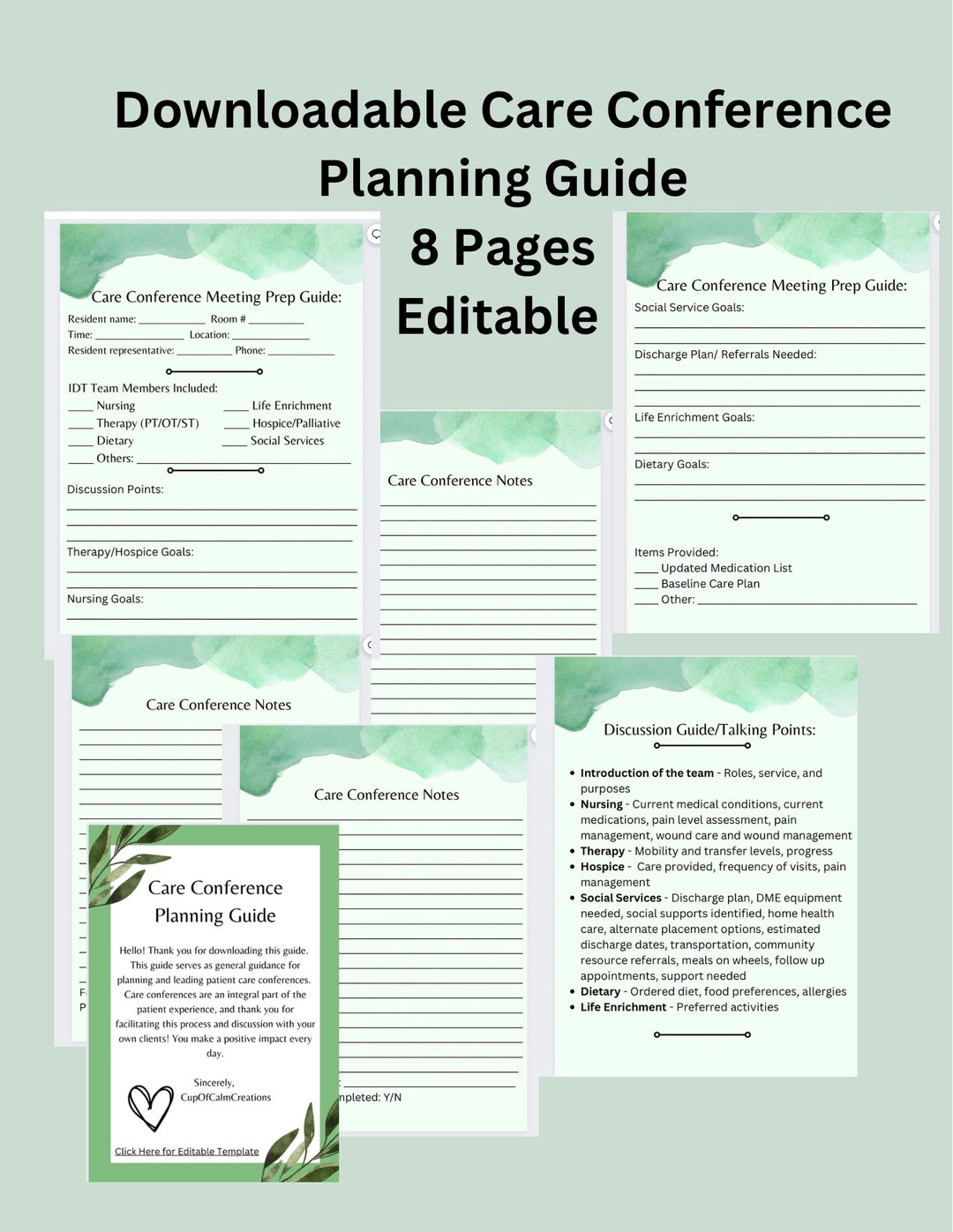 Care Conference Planning Guide Etsy care-conference-planning-guide-etsy