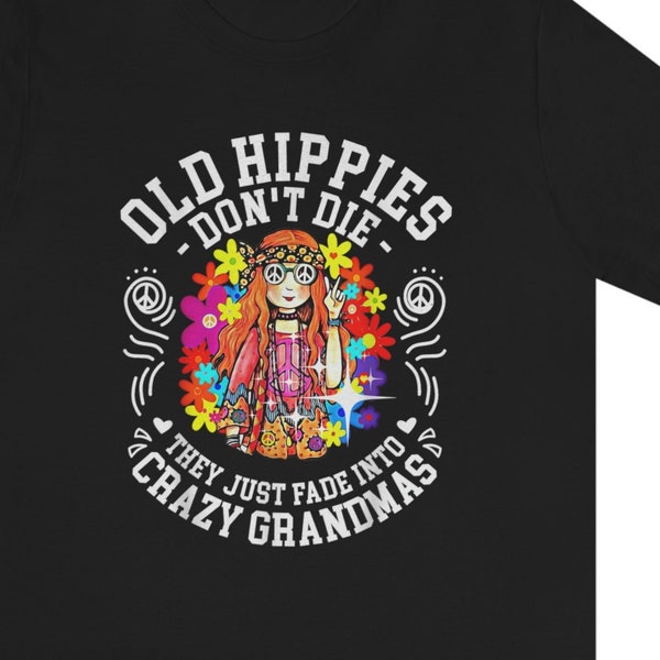 Old Hippies Dont Die Svg Etsy