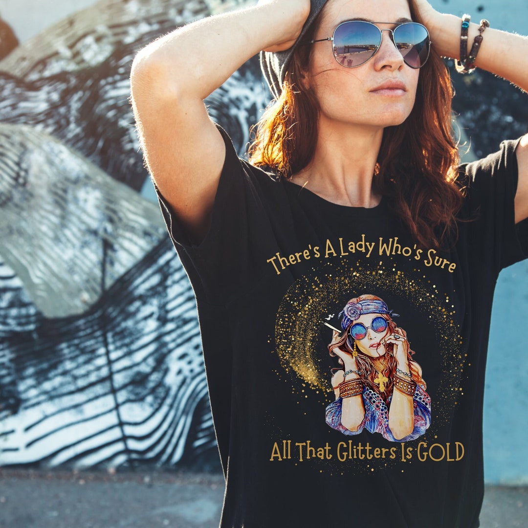 Rock T Shirt Stairway to Heaven Vintage Rock Tee Shirt Hippie Rock T