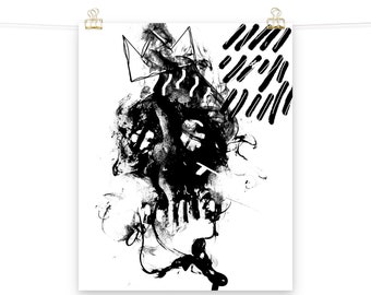 Smoke Skull Poster