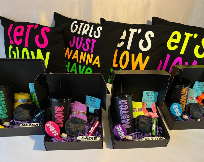 Slumber Party Sleepover Gift Set Party Favors